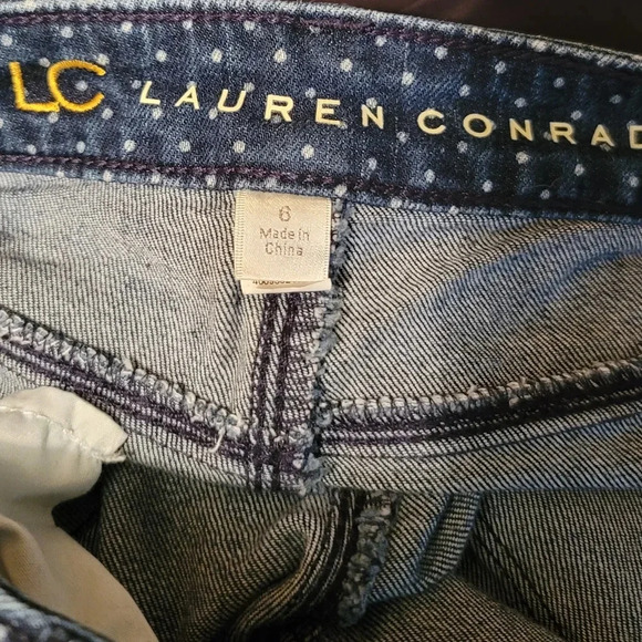 LC Lauren Conrad polka dot jeans - Picture 6 of 7